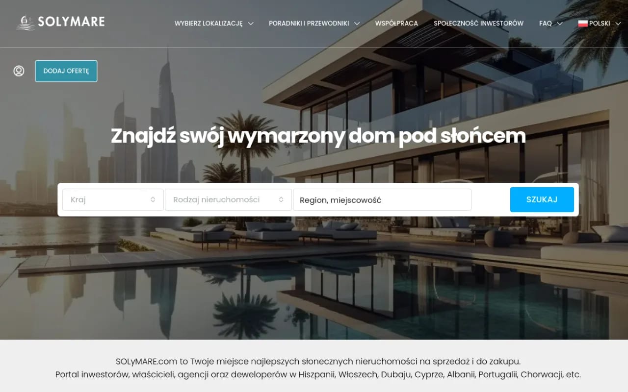 Solymare — Nieruchomości za granicą